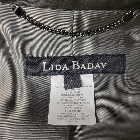 Lida Baday Trench Coat w/ Shrug - Picture 3 of 10